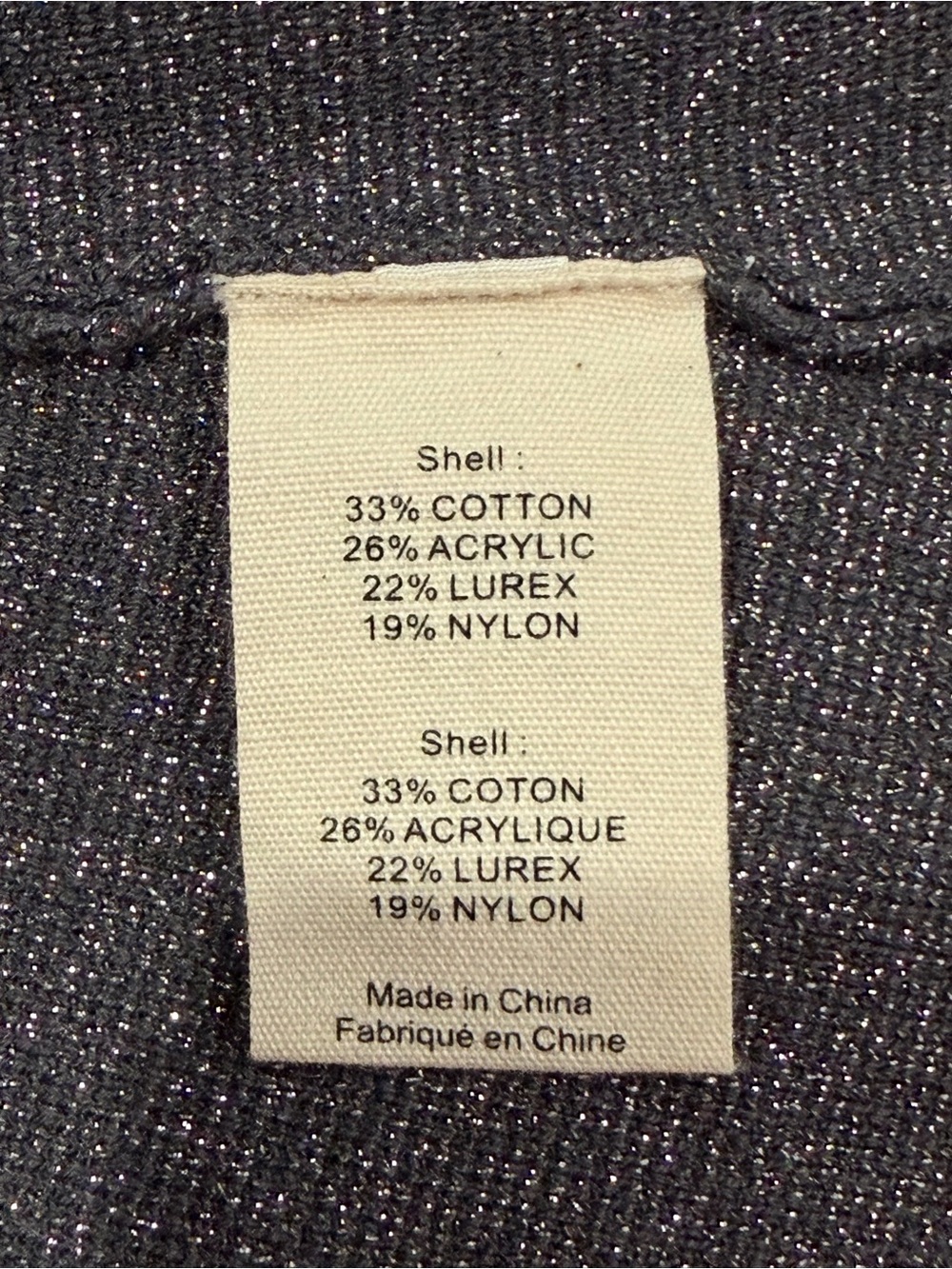 L'AGENCE Dark Shadow Silver Lurex Kenzie Metalic Knit Double Breasted Blazer NWT - Picture 5 of 7